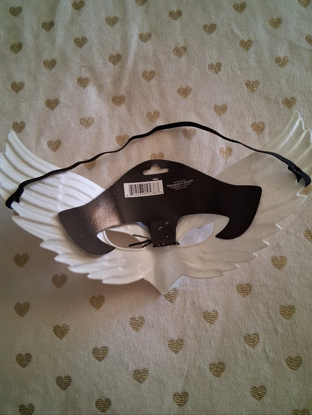 ✂️ *NWT* Momentum Brands White Winged Masquerade Mask